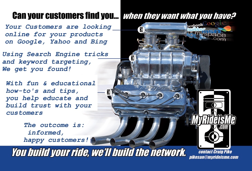 MyRideisMe.com Advertising