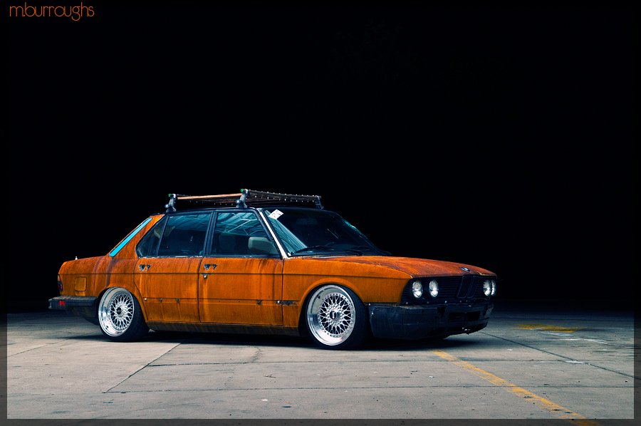 Rat Rod BMW from Stanceworks Stanceworks Mike Burroughs Rusty