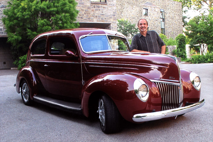 George Trosley with his ‘39 Ford Sedan