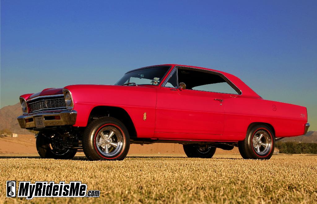 1966 Chevy II Super Sport done up gasser style