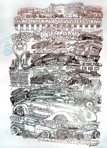 Dave Bell's GNRS Hall of Fame Poster
