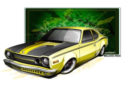 Hot Rod: AMC Hornet concept illustration