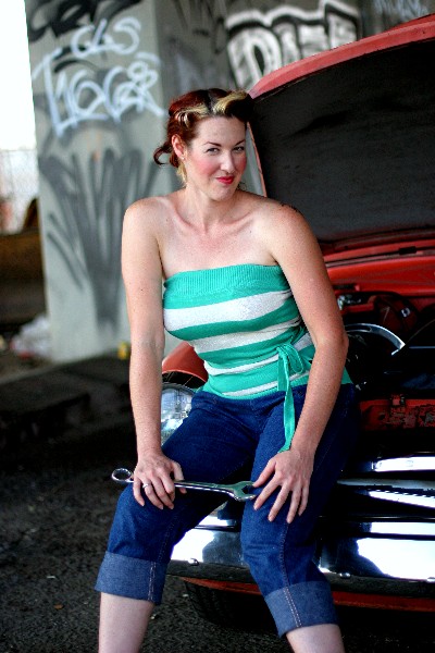 Pin Up? Mechanic? Say Hello to Grease Girl.