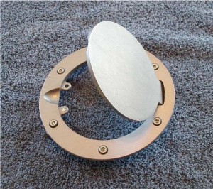 Bullitt Gas Cap assembled and ready for installation