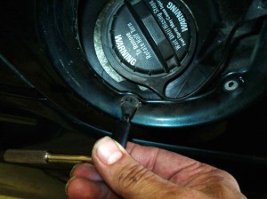 Removing the "bumpers" so they can be trimmed