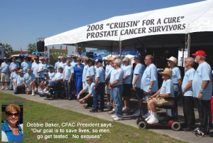 Hot rod car show Cruisin for a Cure Show cancer survivors