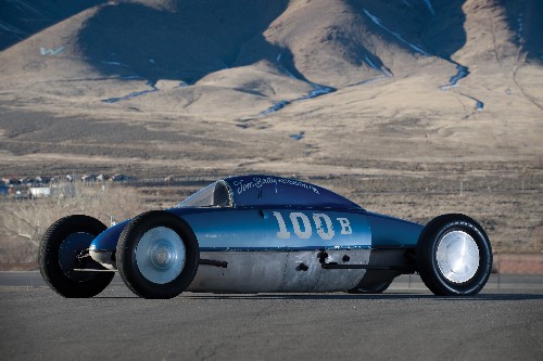 Salt Flat Racer 1951 Ford Tom Beatty BellyTank Lakester