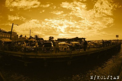 Hot rods on the pier in Antioch