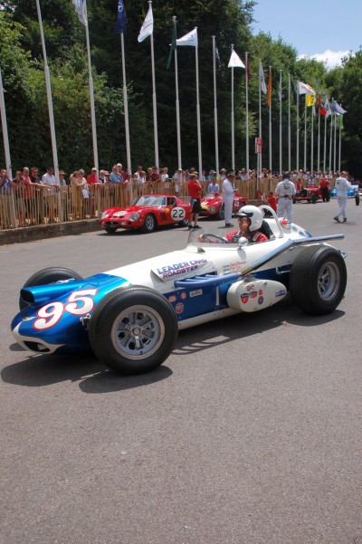 Vintage Race car - Old Indy car at Goodwood-festival-of-speed