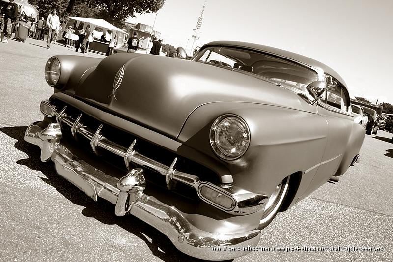 Custom car at a car show in Germany nice car Meanwhile the whole USCar