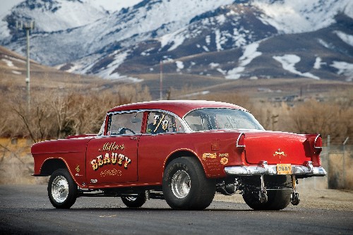 1955 Chevrolet Millers Beauty F Gas Drag Racing Car