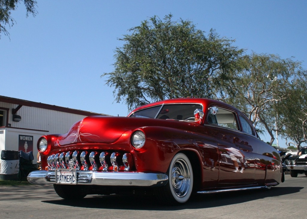 Slammed Custom at the Labor Day Car show - Orange County Slammed Custom Sled Labor Day Car show - Orange County