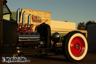 Hot Rod coupe - Cruisin for a Cure 2009 Favorites - sunset in line