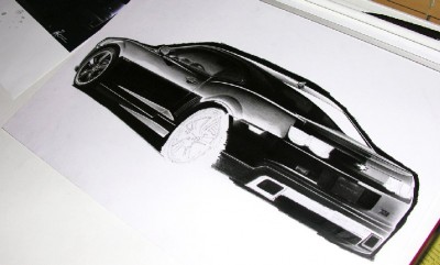 Drawing cars, 2010 Camaro SS, car drawings, hot rod art, hot rod drawings