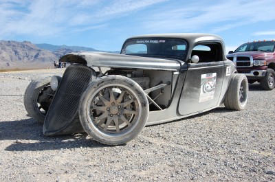 Hot Rod 1933 Ford Coupe crashed