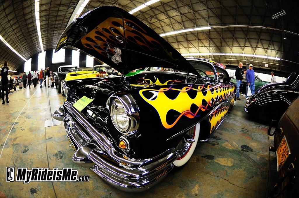 Flamed Custom - not all were suede in the palace! Grand National Roadster Show