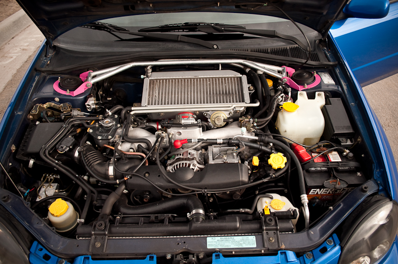 Subyrod's Cobb Stage II 280hp stock appearing engine bay