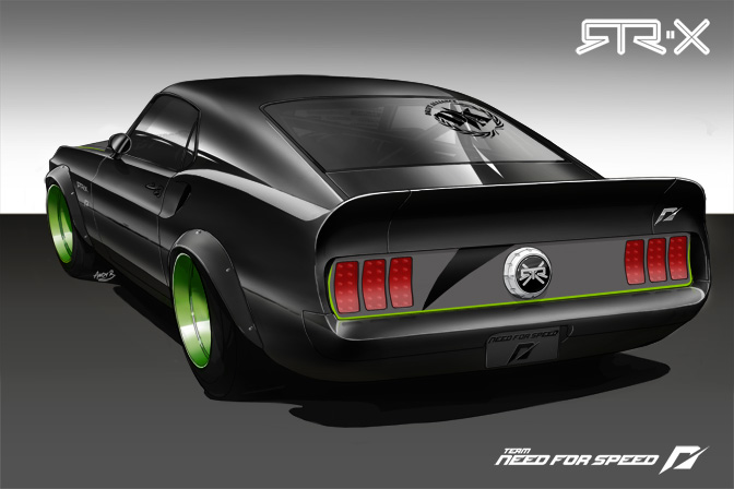 Team Need For Speed, Mustang Fastback, 1969 Mustang, RTR-X, Vaughn Gittin Jr