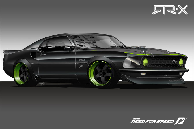 The creative mind behind this Street Drift Mustang is Sir Vaughn Gittin Jr