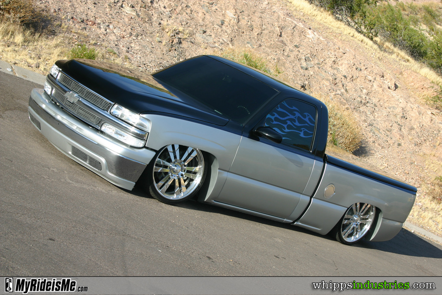 Dragging 24 7 John Trevino's Bagged Chevrolet Silverado