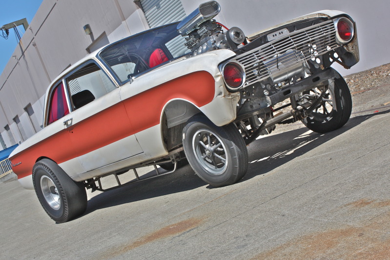 Straight Axle Ford Falcon Gasser Tango's Ultimate Hot Rod House