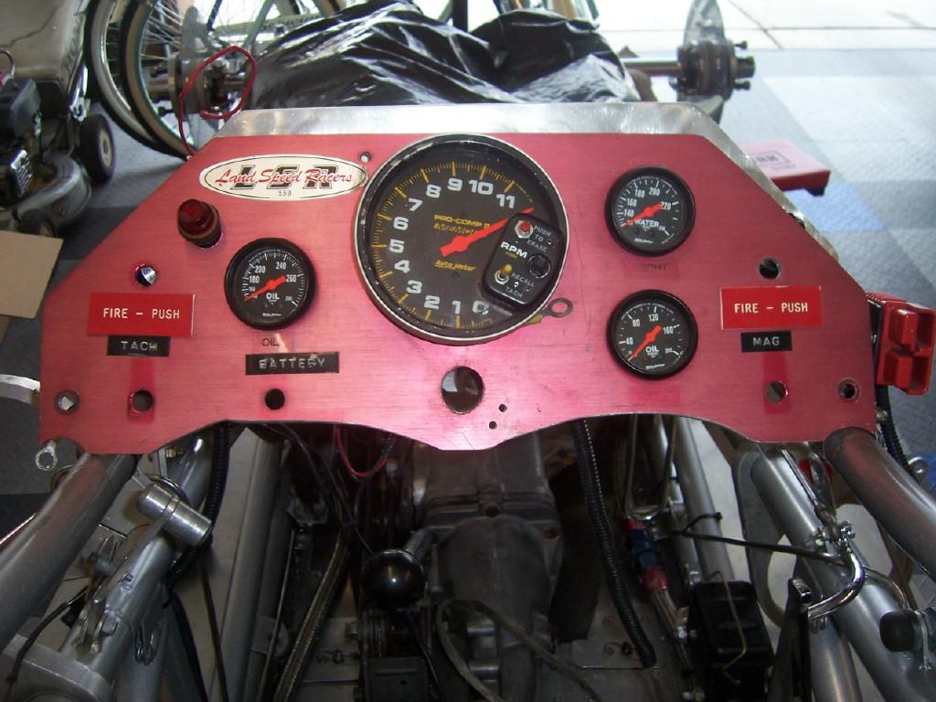 Volk Bros Racing, analog gauges, Autometer, Bonneville Salt Flats