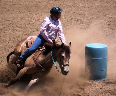 Gymkhana, Horse Racing, barrel, turns