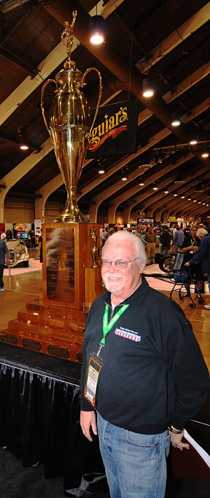 The Trophy for America's Most Beautiful Roadster and Vic Cunnyngham