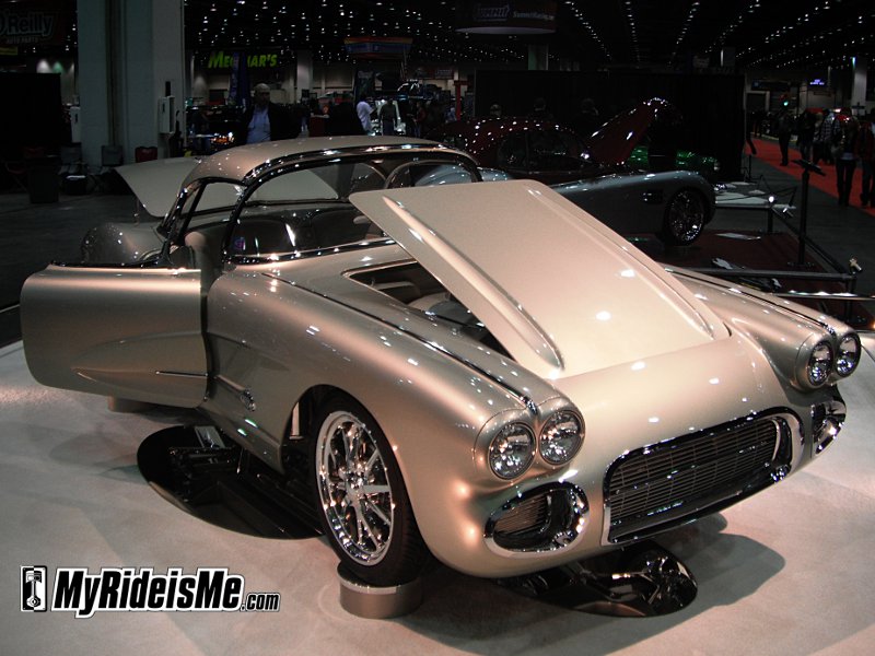2011 Detroit Autorama, detroit Autorama, world of wheels, detroit hot rods, custom cars, custom car show,1962 Corvette