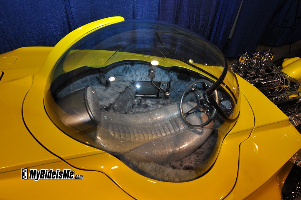 Ed Roth,Mysterion, mysterion 2, bubble-top show-car, custom show car interior