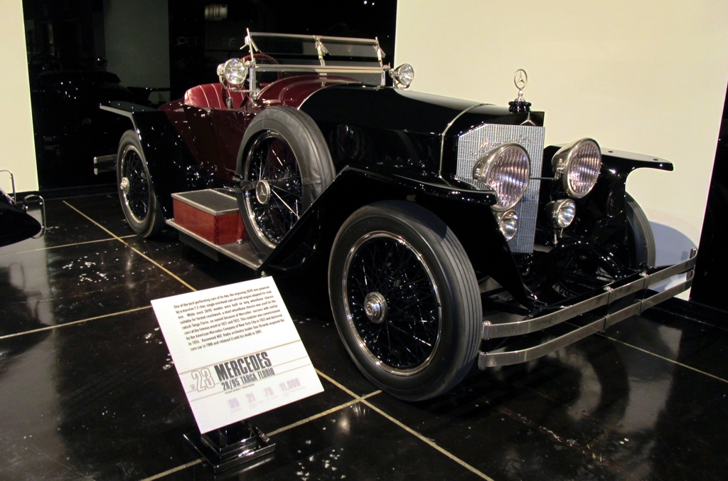 1923 Mercedes Supercar early mercedes Petersen Automotive Museum 