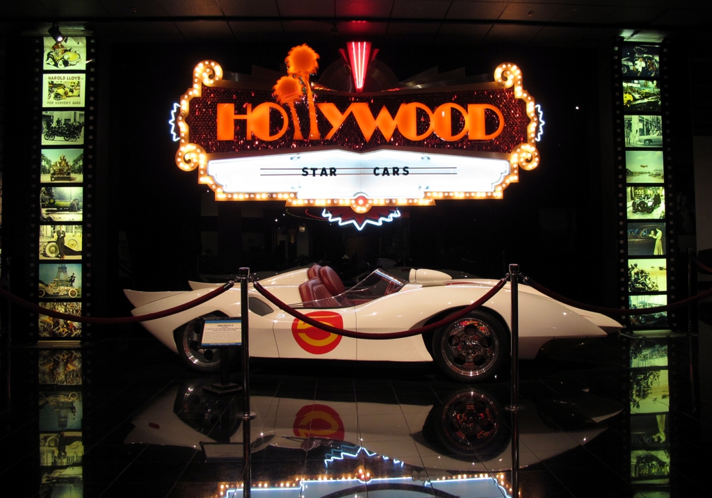 Movie Cars at Petersen, mach 1, hollywood cars, petersen museum