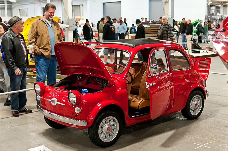 Peg went gaga over Pete Colibrano's 1959 Fiat 500