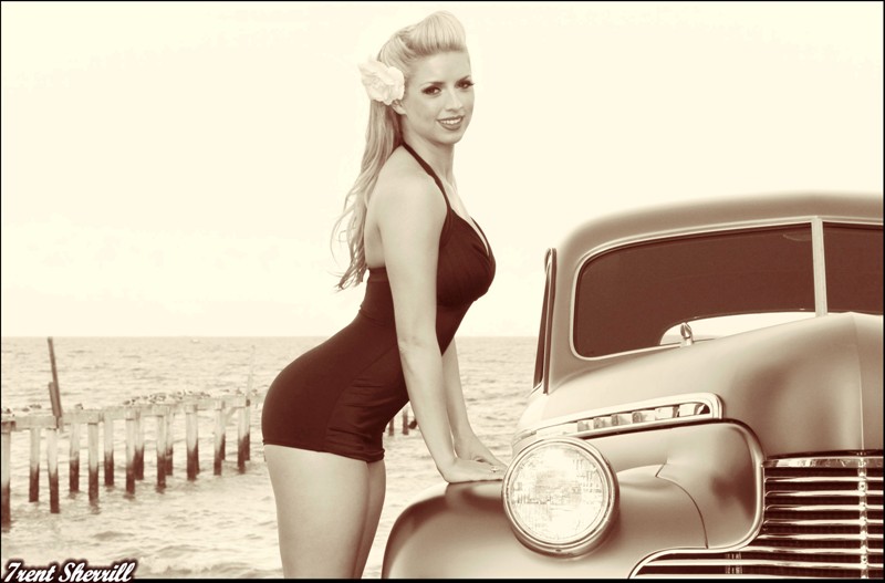 40 Chevy with Pinup Pinup Chevy Photos hot rod pinups