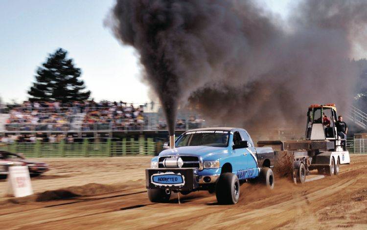 tractor pull, truck pull, truck pulling