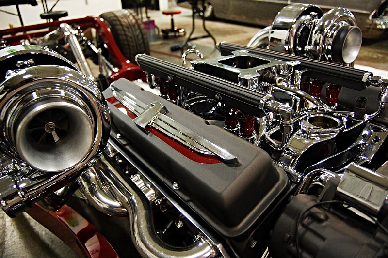 Twin Turbo engine, 2012 Ridler Winner pictures