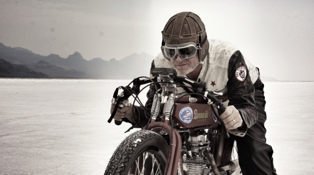 bonneville motorcycle, bonneville speed week, indian boardtrack racer