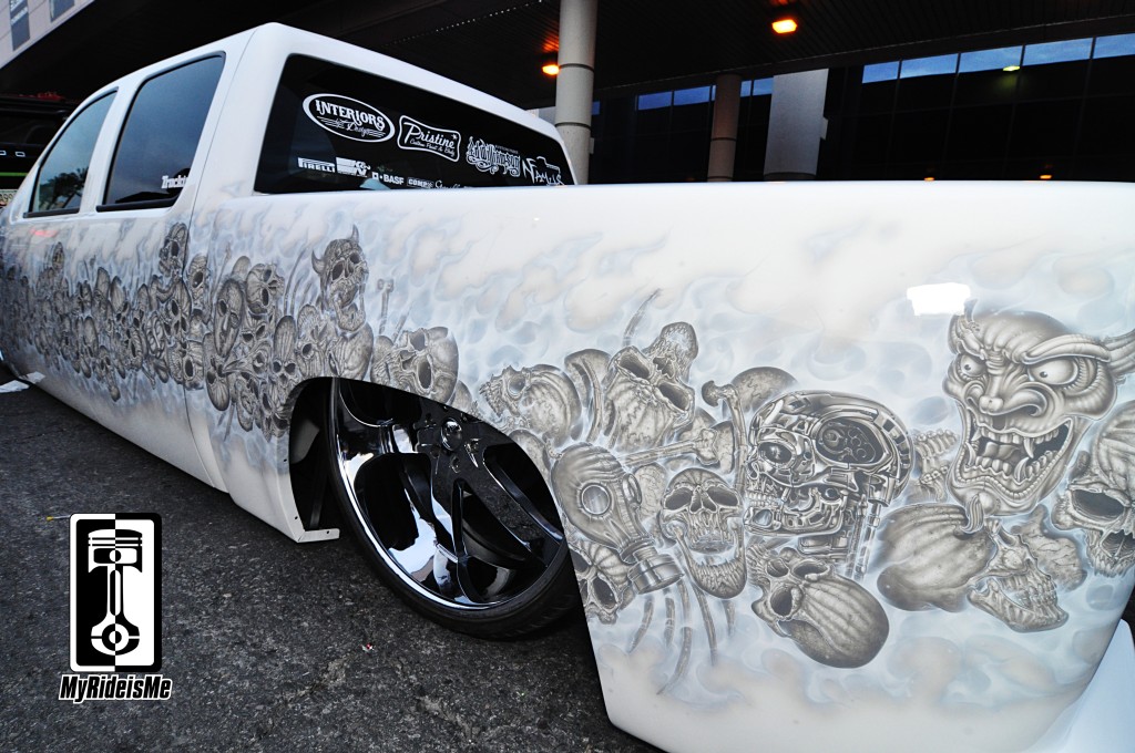custom paint, custom airbrushing, airbrushed graphics, custom truck
