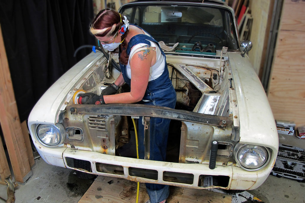 ford falcon restoration, prep for paint