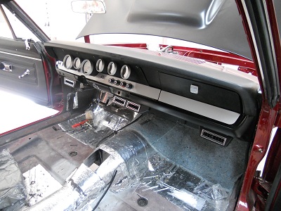 1967 Barracuda, custom dash, how-to