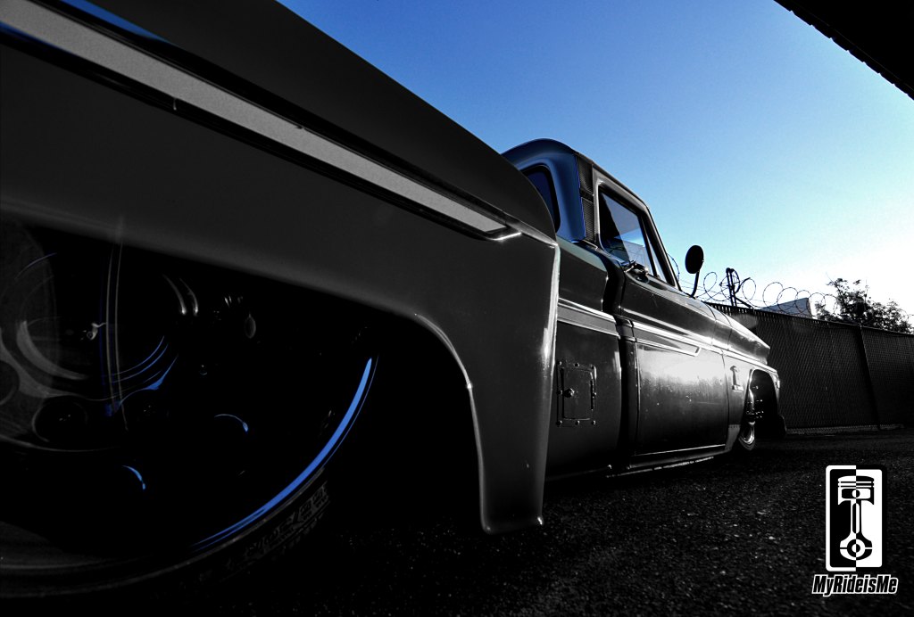 Black and white photography,c10 custom trucks, custom Chevy C10, custom c10