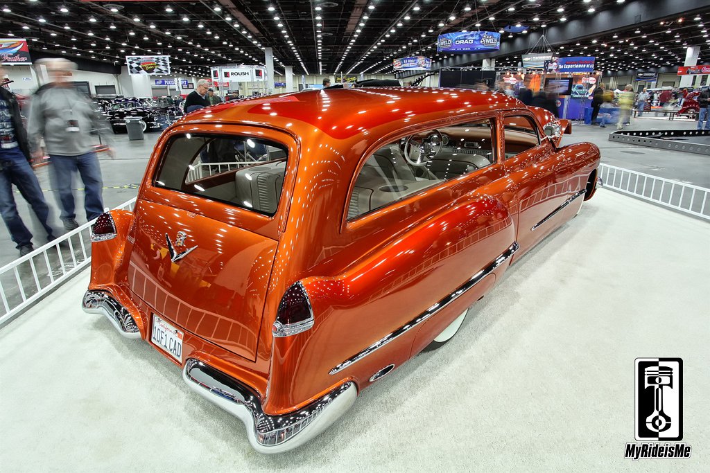 Custom cadillac wagon, 1949 cadillac wagon,2013 Detroit Autorama