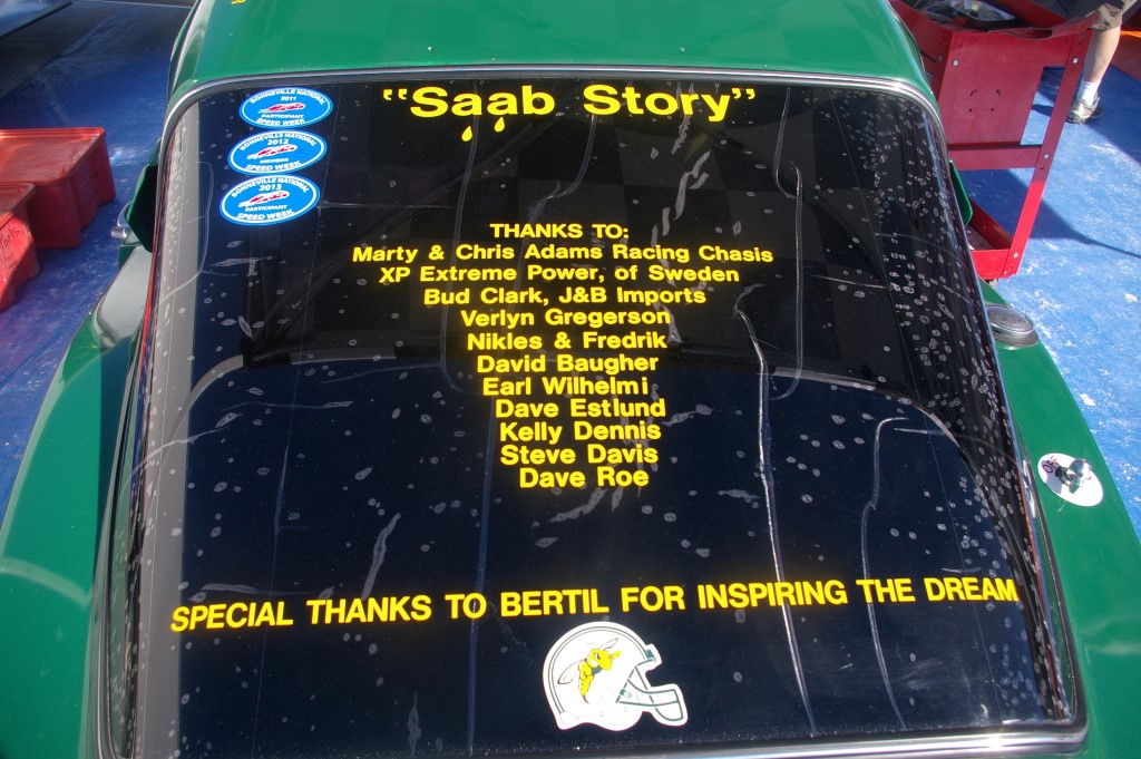 SAAB Story Bonneville Speed Week 2013