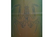 Charlie -One Arm Bandit- Decker  Custom pinstiping and Lettering by Charlie Decker