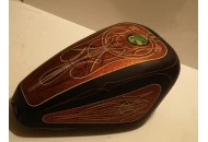 Charlie -One Arm Bandit- Decker  Custom pinstiping and Lettering by Charlie Decker