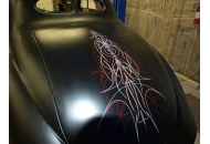 Charlie -One Arm Bandit- Decker  Custom pinstiping and Lettering by Charlie Decker