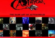 Cover art for the book Carnivora The Dark Art of Automobiles