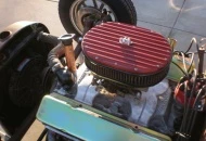 yes it is wood on air cleaner and valve covers are next