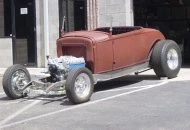 3/4 view of the roadster