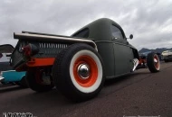 Now this 1941 Chevy pickup is one sweet home built hot rod, just love how the exhaust is rolling over the rear tires.